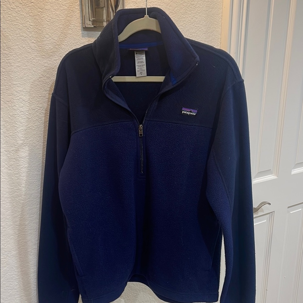 Patagonia Navy Blue Fleece Pullover